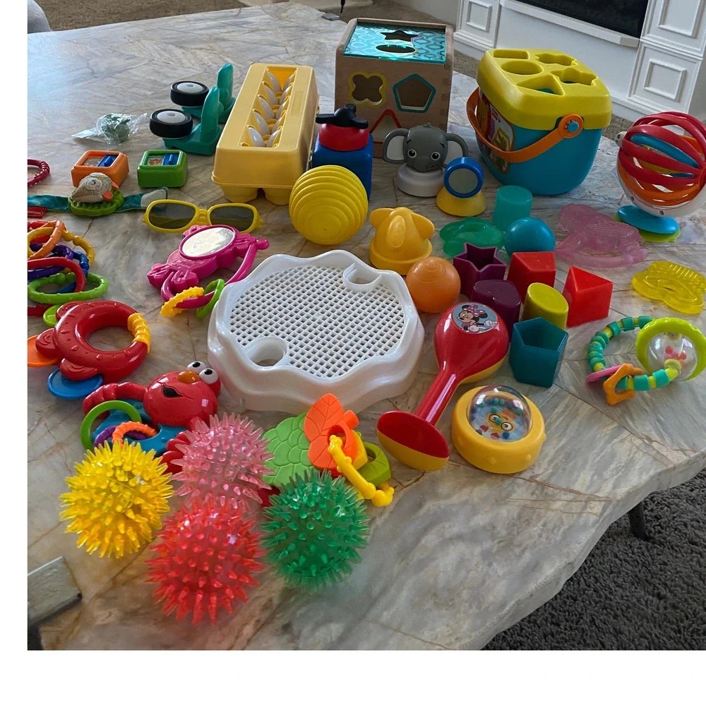 Fisher-Price Disney Sesame Street Baby Toddler Sensory Developmental Toy Lot